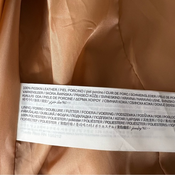 EUC Mango Genuine Suede Moto Jacket XS - Picture 9 of 9